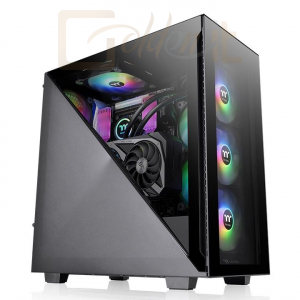 Ház Thermaltake Divider 300 TG ARGB Tempered Glass Black - CA-1S2-00M1WN-01
