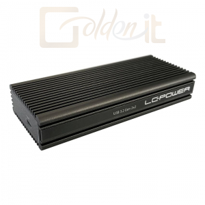 Mobilrack LC Power LC-M2-C-NVME-2X2 - M.2 NVMe SSD Enclosure Black - LC-M2-C-NVME-2X2