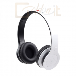 Fejhallgatók, mikrofonok Gembird Berlin Bluetooth Stereo Headset White - BHP-BER-W