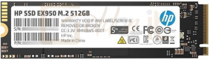 Winchester SSD HP 512GB M.2 2280 NVMe EX950  - 5MS22AA#ABB