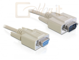 DeLock Cable Serial RS-232 Sub-D9 male > RS-232 Sub-D9 female 2m extension 