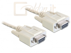 DeLock Cable Serial Null modem 9 pin female > 9 pin female 1,8m 