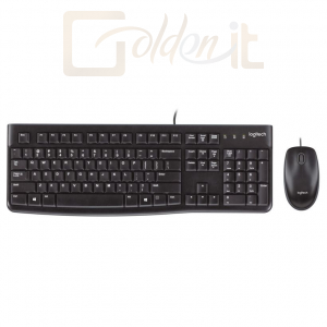 Billentyűzet Logitech MK120 USB Keyboard + Mouse Black DE - 920-002540