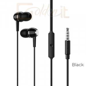 Fejhallgatók, mikrofonok BOROFONE BM36 Acura Wired earphones Black - BM36