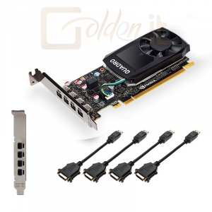 Videókártya PNY Quadro P1000 4GB DDR5 - VCQP1000DVIV2-PB