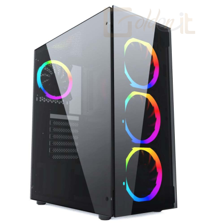 Ház Gembird Fornax 1500RGB PC case - CCC-FC-1500RGB