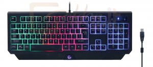 Billentyűzet Gembird GGS-UMGL4-01-HU Phantom 4-in-1 Backlight Gaming kit Black HU - GGS-UMGL4-01-HU