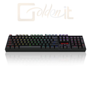 Billentyűzet Redragon Mitra RGB Backlit Mechanical Keyboard Red Switches Black HU - K551RGB-1_RED_HU