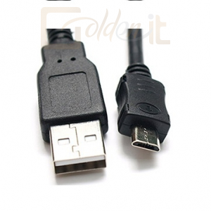 USB 2.0 összekötő kábel A/micro B 1,8m Noname
