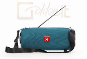 Hangfal Gembird Portable Bluetooth Speaker With Antenna Green - SPK-BT-17-G