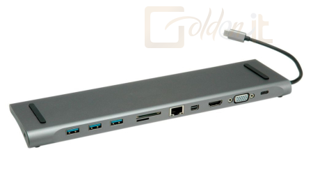 Notebook kiegészitők Roline UsB 3.1 Multiport adapter 4K - 12.02.1117