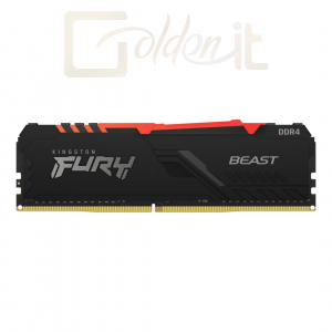 RAM Kingston 8GB DDR4 3200MHz Fury Beast RGB Black - KF432C16BBA/8