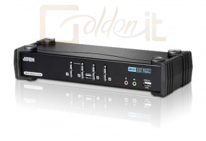 Hálózati eszközök ATEN CS1784A 4-Port USB DVI Dual Link/Audio KVMP Switch - CS1784A