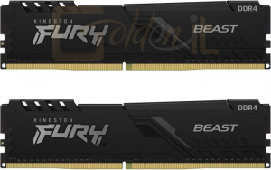 RAM Kingston 16GB DDR4 3000MHz Kit(2x8GB) Fury Beast Black - KF430C15BBK2/16