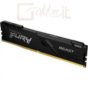 RAM Kingston 16GB DDR4 3200MHz Fury Beast Black - KF432C16BB/16