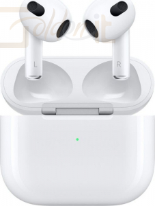 Fejhallgatók, mikrofonok Apple AirPods3 with MagSafe Charging Case White - MME73