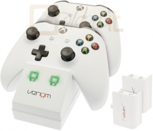 Venom VS2859 Xbox One fehér töltőállomás + 2 db akkumulátor