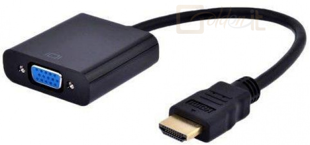 Gembird HDMI --> VGA adapter single port + audio (A-HDMI-VGA-03)