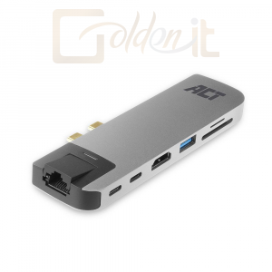 Notebook kiegészitők ACT AC7044 USB-C Thunderbolt 3 Multiport Dock - AC7044