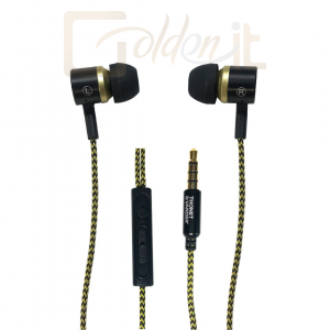 Fejhallgatók, mikrofonok Thonet & Vander Klein In Ear Headset Black/Gold - HK096-03616