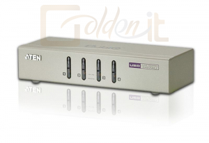 Hálózati eszközök ATEN CS74U 4-Port USB VGA/Audio KVM Switch - CS74U