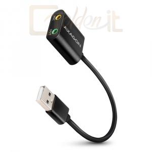 Hangkártya AXAGON ADA-12 USB Cable Audio 2.0 USB Hangkártya - ADA-12