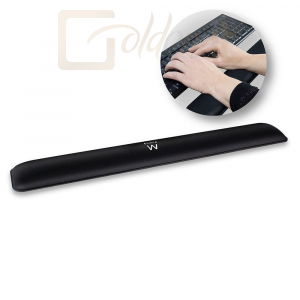 Billentyűzet Ewent EW3180 Ergonomic wrist pad for keyboard Black - EW3180