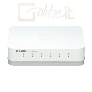 Hálózati eszköz - D-Link Switch 5x1000Mbps műanyagházas asztali