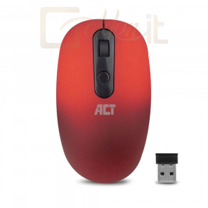 Egér ACT AC5115 Wireless mouse Red - AC5115