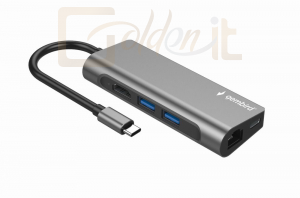 Notebook kiegészitők Gembird A-CM-COMBO5-01 USB Type-C 5-in-1 Multi-Port Adapter - A-CM-COMBO5-01