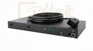 Hálózati eszközök Gembird EG-PDU-007 Per-outlet-metering Power Distribution Unit Black - EG-PDU-007