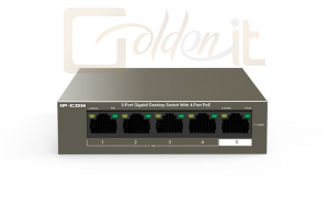 Hálózati eszközök IP-COM G1105P-4-63W 5-Port Gigabit Desktop Switch with 4-Port PoE - G1105P-4-63W 