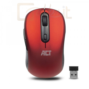 Egér ACT AC5135 Wireless mouse Red - AC5135