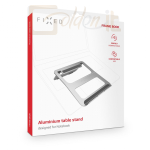 Notebook kiegészitők FIXED Aluminum laptop stand Frame Book Silver - FIXFR-BOK-SL