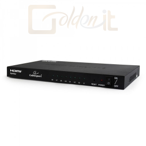 Hálózati eszközök Gembird DSP-2PH4-03 HDMI Splitter 8 ports Black - DSP-8PH4-03