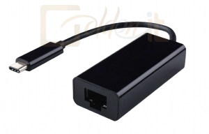 Hálózati eszközök Gembird A-CM-LAN-01 USB-C Gigabit Network Adapter Black - A-CM-LAN-01