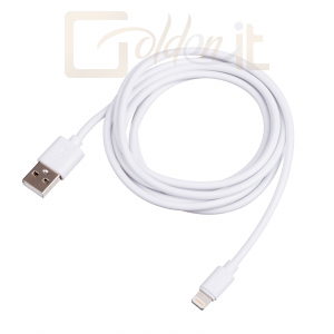 Kábel -  Akyga AK-USB-31 USB A / Lightning 1,8m White