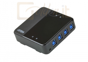Hálózati eszközök ATEN US3344 4 x 4 USB3.2 Gen1 Peripheral Sharing Switch - US3344