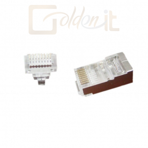 Hálózati eszközök Gembird RJ45/LC-PTF-01/100 Modular plug 8P8C for solid Universal LAN cable FTP 100 pcs per bag - LC-PTF-01/100