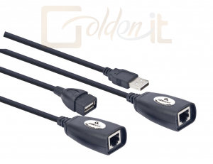 Hálózati eszközök Gembird USB extender CAT5e data cable 30m Black - UAE-30M