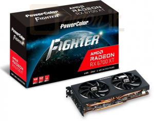 Videókártya PowerColor RX 6700 XT 12GB DDR6 Fighter - AXRX 6700XT 12GBD6-3DH