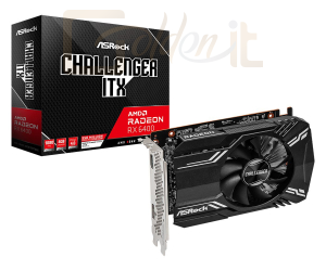 Videókártya ASRock Radeon RX 6400 Challenger ITX 4GB - 90-GA3CZZ-00UANF