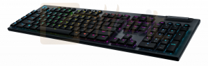 Billentyűzet Logitech G915 Lightspeed Wireless RGB Mechanical GL Clicky Gaming Keyboard Carbon UK - 920-009111