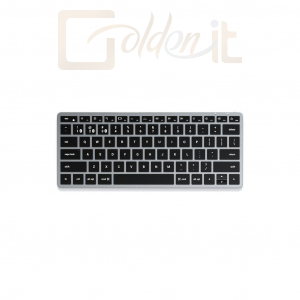 Billentyűzet Satechi Slim X1 Bluetooth Backlit Keyboard Space Grey US - ST-BTSX1M