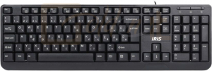 Billentyűzet IRIS B-13 USB billentyűzet Black HU - B-13