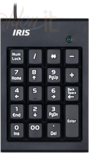 Billentyűzet IRIS B-15 USB numerikus billentyűzet Black - B-15