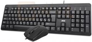 Billentyűzet IRIS C-13 USB billentyűzet + egér Black HU - C-13