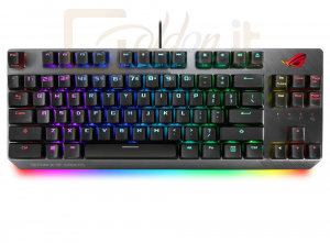 Billentyűzet Asus ROG STRIX SCOPE NX TKL RGB Gaming Keyboard Black HUN - 90MP00N6-BKHA00