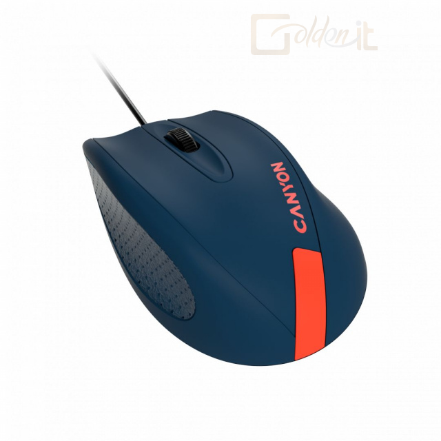 Egér Canyon CNE-CMS11BR Wired mouse Navy/Red - CNE-CMS11BR