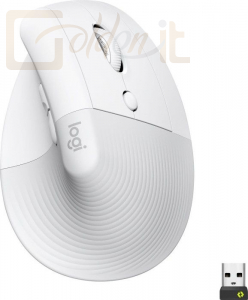 Egér Logitech LIFT Vertical Ergonomic Bluetooth Mouse Pale Grey - 910-006496